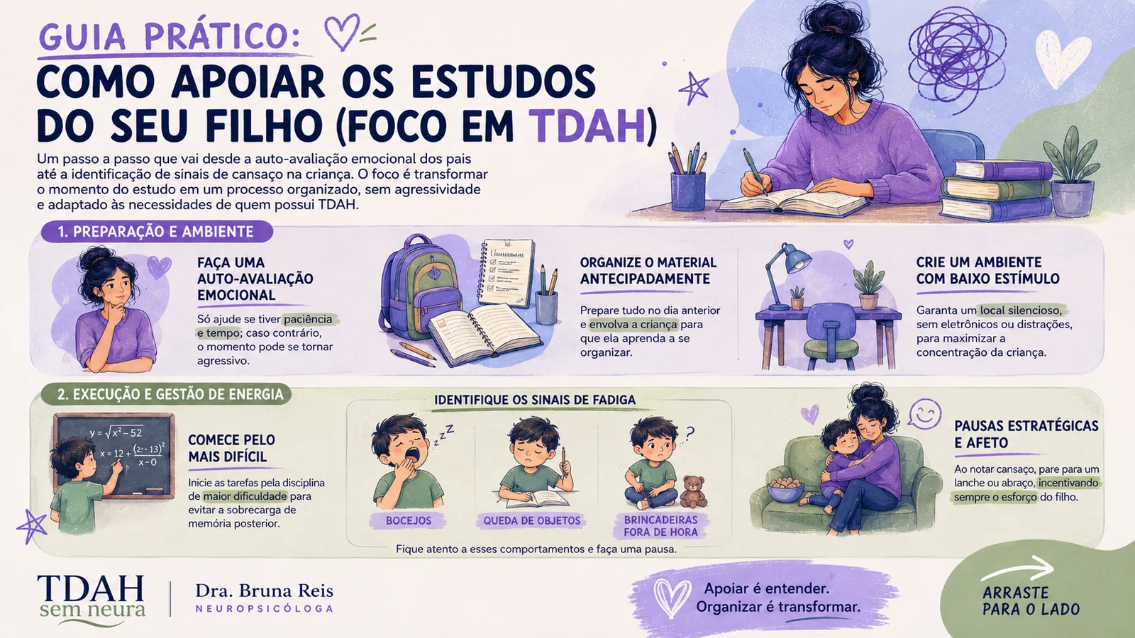 Identidade visual do projeto TDAH Sem Neura