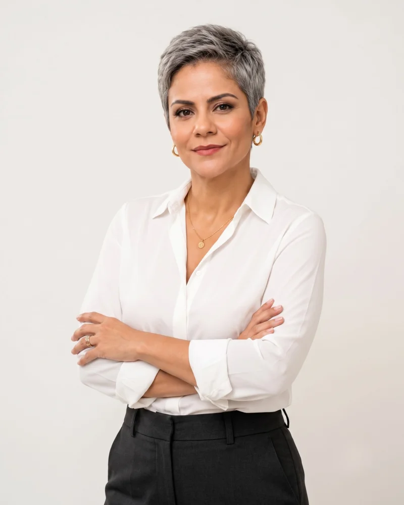 Dra. Bruna Reis trabalhando em seu consultório